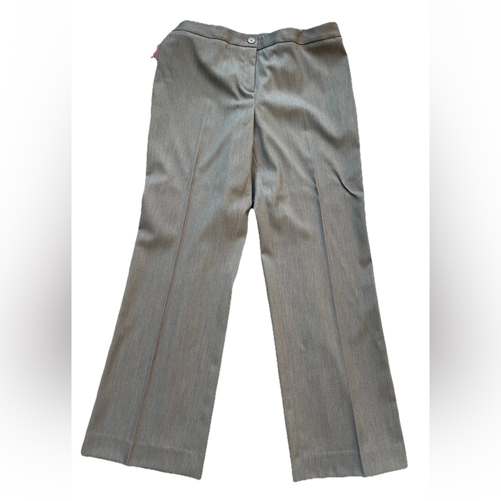 NWT Anne Klein Gray Pinstripe Trouser Pants